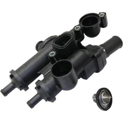 Rareelectrical - New 203 Degrees Thermostat Housing Compatible With Chrysler Dodge Sebring Lx 4 Cyl 2.4L Journey Se - Image 3