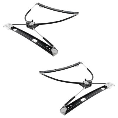 Rareelectrical - New Front Left And Front Right Window Regulator Compatible With Audi Q7 Tdi 6 Cyl 3.0L 2011 - Image 2