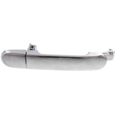 Rareelectrical - Front Or Rear Passenger Side Exterior Door Handle Compatible With 2007-2012 Nissan Versa Chrome - Image 1