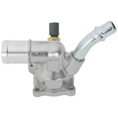 Rareelectrical - New 195 Degrees Thermostat Housing Compatible With Chrysler Dodge Fiat Dart Rallye 4 Cyl 2.0L 500X - Image 2