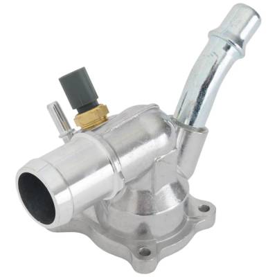 Rareelectrical - New 195 Degrees Thermostat Housing Compatible With Chrysler Dodge Fiat Dart Rallye 4 Cyl 2.0L 500X - Image 3