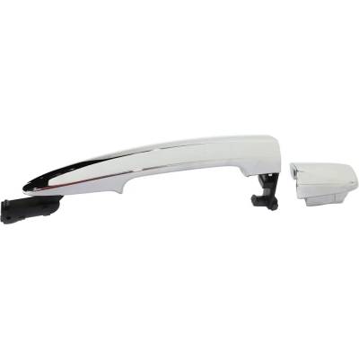 Rareelectrical - Left Front Or Rear Exterior Door Handle Compatible With 2009-2017 Nissan Leaf Nissan Murano Chrome - Image 4