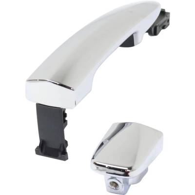 Rareelectrical - Front Or Rear Left (Driver Side) Exterior Door Handle Compatible With 2009-2017 Nissan Murano Nissan - Image 3