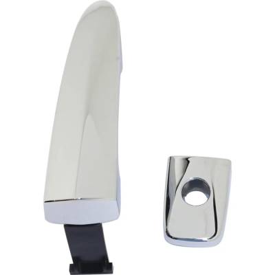 Rareelectrical - Left Front Exterior Door Handle Compatible With 2009-2017 Nissan Leaf Nissan Murano Chrome With Key - Image 2