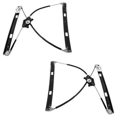 Rareelectrical - New Front Left And Front Right Window Regulator Compatible With Audi Q7 Tdi 6 Cyl 3.0L Q7 Premium 6 - Image 1