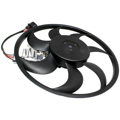 Rareelectrical - New Right Cooling Fan Assembly Compatible With Porsche Volkswagen Touareg Base 8 Cyl 4.2L Touareg - Image 2