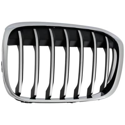 Rareelectrical - New Chrome Grille Assembly Compatible With Bmw X1 Sdrive28i 4 Cyl 2.0L X1 Xdrive28i 4 Cyl 2.0L - Image 3