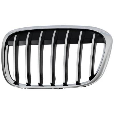 New Chrome Grille Assembly Compatible With Bmw X1 Sdrive28i 4 Cyl 2.0L X1 Xdrive28i 4 Cyl 2.0L