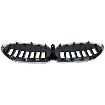 Rareelectrical - New Chrome Grille Assembly Compatible With Bmw 330I Xdrive Base 4 Cyl 2.0L 330I Base 4 Cyl 2.0L - Image 5