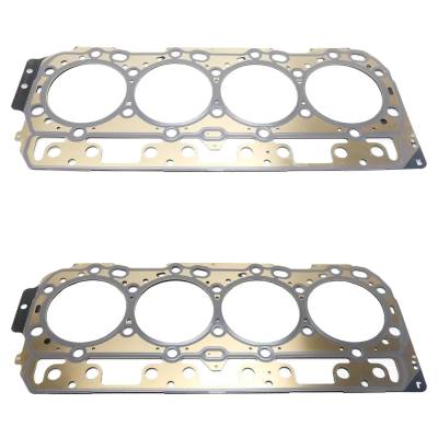 Rareelectrical - New Pair Of Cylinder Head Gasket Compatible With Gmc Sierra 2500 Hd Denali 8 Cyl 6.6L C5500 Topkick - Image 2
