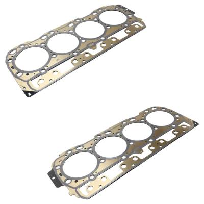 Rareelectrical - New Pair Of Cylinder Head Gasket Compatible With Gmc Sierra 2500 Hd Denali 8 Cyl 6.6L C5500 Topkick - Image 3