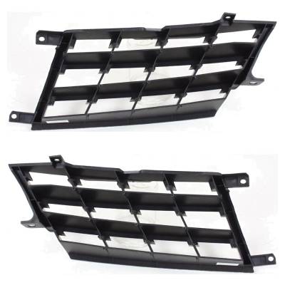 Rareelectrical - New Pair Of Grille Assembly Compatible With Nissan Rogue Sl 4 Cyl 2.5L Rogue S 4 Cyl 2.5L 2008-2010 - Image 4