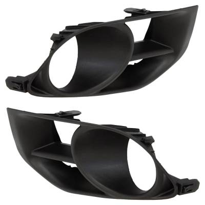 Rareelectrical - New Front Left And Front Right Fog Light Trim Compatible With Nissan Murano S Murano Le 2011-2014 By - Image 3