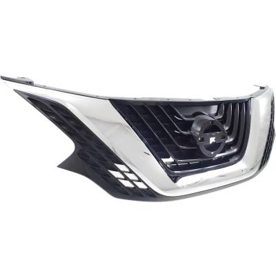 Rareelectrical - New Chrome Shell Grille Assembly Compatible With Nissan Murano Platinum 6 Cyl 3.5L Murano Sv 6 Cyl - Image 2