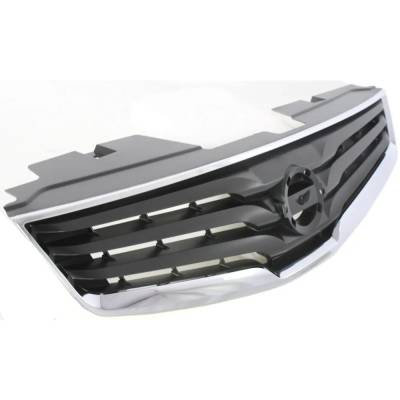 Rareelectrical - New Chrome Shell Grille Assembly Compatible With Nissan Sentra Sl 4 Cyl 2.0L Sentra Se-R 4 Cyl 2.5L - Image 3