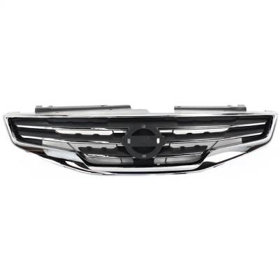 New Chrome Shell Grille Assembly Compatible With Nissan Altima S 4 Cyl 2.5L Altima Base 4 Cyl 2.5L
