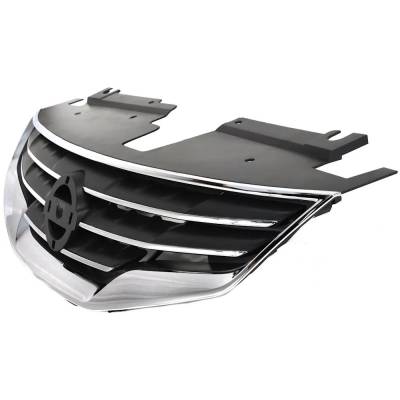 Rareelectrical - New Chrome Shell Grille Assembly Compatible With Nissan Altima S 4 Cyl 2.5L Altima Base 4 Cyl 2.5L - Image 2