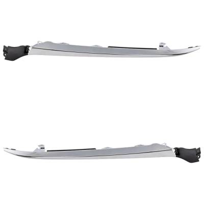 Rareelectrical - New Pair Of Grille Trim Compatible With Honda Accord Lx Accord Ex-L 2018-2020 By Ho1212122 Ho1213122 - Image 1
