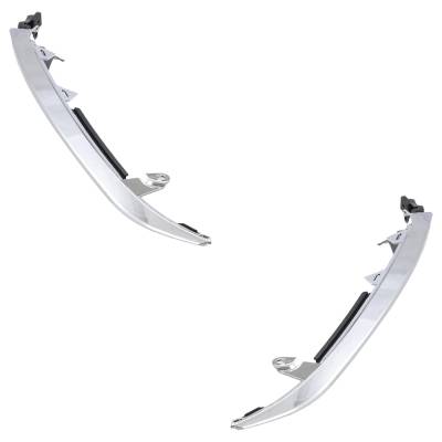 Rareelectrical - New Pair Of Grille Trim Compatible With Honda Accord Hybrid Touring Accord Ex-L 2018-2020 By - Image 3