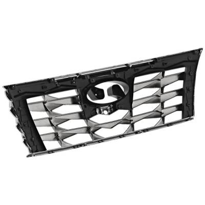 Rareelectrical - New Smoke Black Grille Assembly Compatible With Hyundai Tucson Limited Hybrid 4 Cyl 1.6L Tucson - Image 6