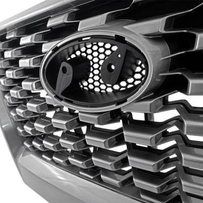 Rareelectrical - New Silver Gray Grille Assembly Compatible With Hyundai Palisade Essential 6 Cyl 3.8L Palisade Se 6 - Image 6