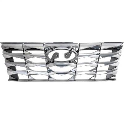 Rareelectrical - New Chrome Grille Assembly Compatible With Hyundai Tucson Luxury Plug-In Hybrid 4 Cyl 1.6L Tucson - Image 2