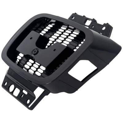 Rareelectrical - New Gloss Black Grille Emblem Mount Compatible With Honda Cr-V Ex 4 Cyl 2.4L Cr-V Touring 4 Cyl 2.4L - Image 3