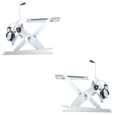 Rareelectrical - New Front Left And Front Right Window Regulator Compatible With Ford F-250 Super Duty Xlt 8 Cyl 6.4L - Image 3