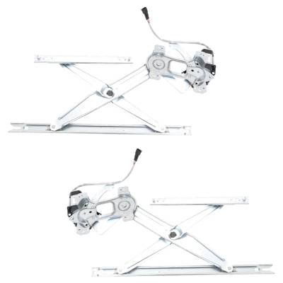 Rareelectrical - New Front Left And Front Right Window Regulator Compatible With Ford F-350 Super Duty Xl 8 Cyl 6.7L - Image 4