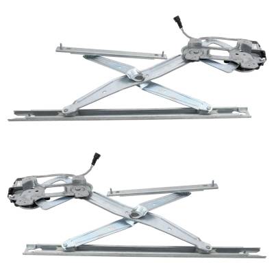 Rareelectrical - New Front Left And Front Right Window Regulator Compatible With Ford F-350 Super Duty Xl 8 Cyl 6.7L - Image 5