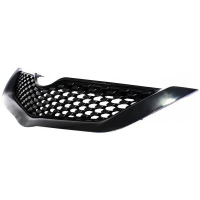 Rareelectrical - New Textured Black Grille Assembly Compatible With Toyota Yaris S 4 Cyl 1.5L Yaris Base 4 Cyl 1.5L - Image 2
