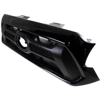 Rareelectrical - New Painted Black Grille Assembly Compatible With Toyota Tacoma Pre Runner 6 Cyl 4.0L Tacoma Trd Pro - Image 2