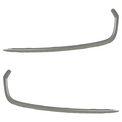 Rareelectrical - New Pair Of Grille Trim Compatible With Acura Tlx Base 6 Cyl 3.5L Tlx Sh-Awd 6 Cyl 3.5L 2018-2020 By - Image 3