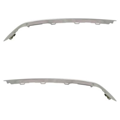Rareelectrical - New Pair Of Grille Trim Compatible With Acura Tlx Base 6 Cyl 3.5L Tlx Sh-Awd 6 Cyl 3.5L 2018-2020 By - Image 6