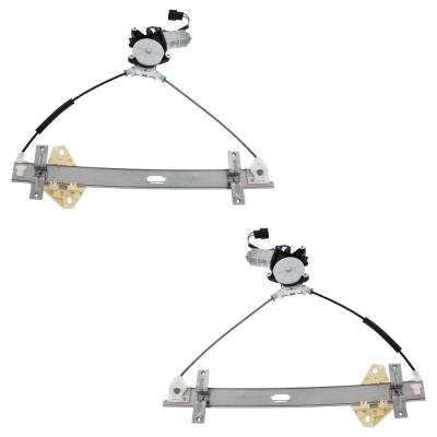 Front Left And Front Right Window Regulator Compatible With Acura Tl Base 6 Cyl 3.2L Tl Type-S 6 Cyl