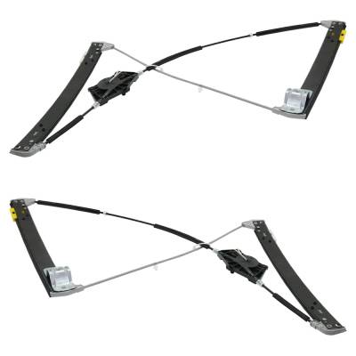 Rareelectrical - New Front Left And Front Right Window Regulator Compatible With Audi A4 Quattro Base 6 Cyl 3.2L Rs4 - Image 4