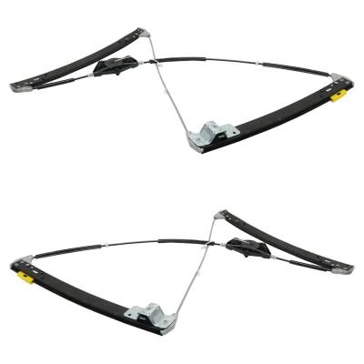 Rareelectrical - New Front Left And Front Right Window Regulator Compatible With Audi A4 Quattro Base 6 Cyl 3.0L A4 - Image 3