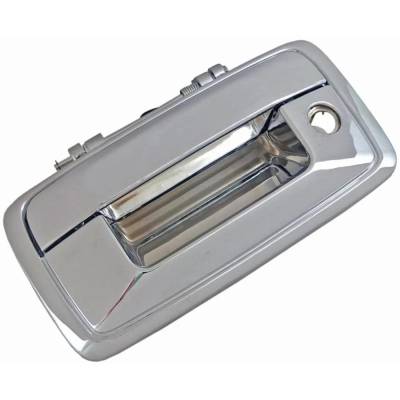Rareelectrical - New Chrome Tailgate Handle Compatible With Chevrolet Gmc Silverado 3500 Hd High Country 8 Cyl 6.6L - Image 2