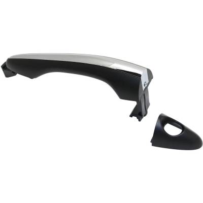 Rareelectrical - Left Front Exterior Door Handle Compatible With 2011-2015 Kia Optima Primed Paintable With Key Hole - Image 2