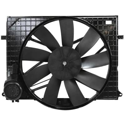Rareelectrical - New Single Cooling Fan Assembly Compatible With Mercedes Benz S500 Guard 8 Cyl 5.0L S55 Amg Base 8 - Image 5