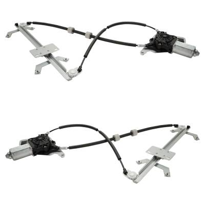 Rareelectrical - Rear Left And Rear Right Window Regulator Compatible With Mercedes Benz G55 Amg Base 8 Cyl 5.5L G550 - Image 2