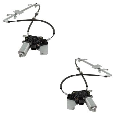 Rareelectrical - Rear Left And Rear Right Window Regulator Compatible With Mercedes Benz G55 Amg Base 8 Cyl 5.5L G550 - Image 3