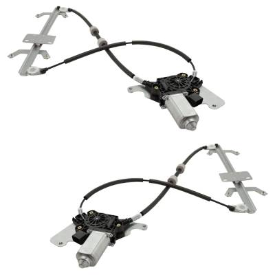 Rareelectrical - Rear Left And Rear Right Window Regulator Compatible With Mercedes Benz G55 Amg Base 8 Cyl 5.5L G550 - Image 4