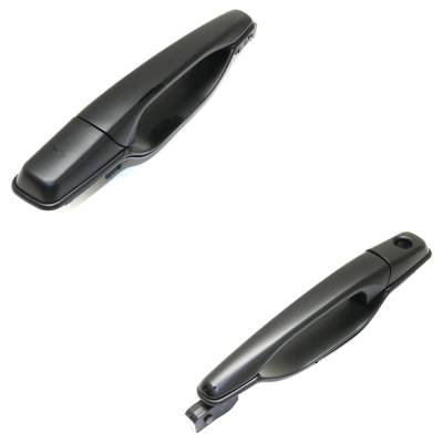 Rareelectrical - Front Left Driver And Right Passenger Exterior Door Handle Compatible With 2004-2012 Mitsubishi - Image 3