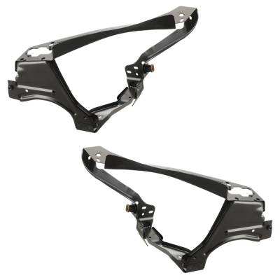 Rareelectrical - New Pair Of Headlight Bracket Compatible With Mercedes Benz Glk350 Base 6 Cyl 3.5L Glk250 Bluetec - Image 6