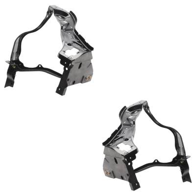 Rareelectrical - New Pair Of Headlight Bracket Compatible With Mercedes Benz E350 4Matic E400 Hybrid 2014-2016 By - Image 4