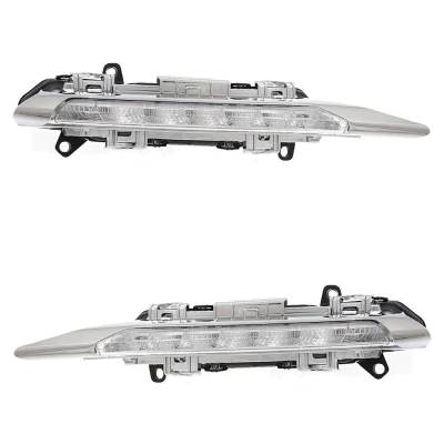 New Pair Of Driving Light Compatible With Mercedes Benz C250 Base 6 Cyl 2.5L C300 Luxury 6 Cyl 3.0L
