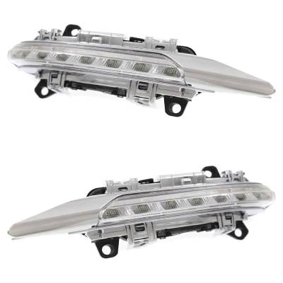Rareelectrical - New Pair Of Driving Light Compatible With Mercedes Benz C250 Base 6 Cyl 2.5L C300 Luxury 6 Cyl 3.0L - Image 3