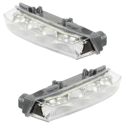 Rareelectrical - New Pair Of Driving Light Compatible With Mercedes Benz C63 Amg Black Series C63 Amg Edition 507 - Image 2