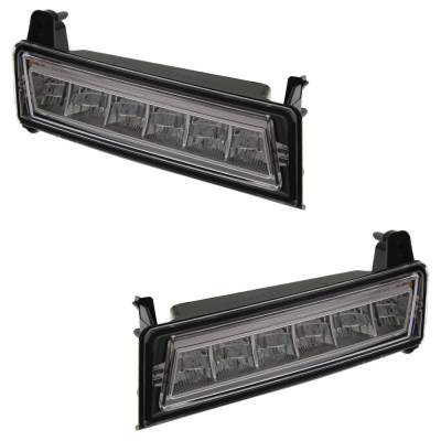 Rareelectrical - New Pair Of Driving Light Compatible With Mercedes Benz Glk350 4Matic 6 Cyl 3.5L Glk350 Base 6 Cyl - Image 2